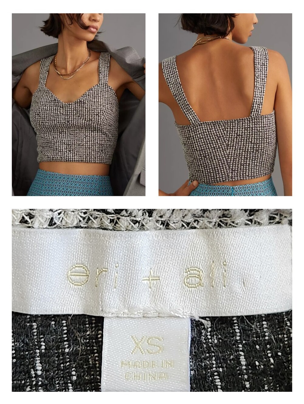 Anthropologie eri + ali Crop Tank Size XS